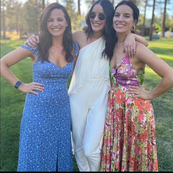 RALPH LAUREN ONE SHOULDER CAPE JUMPSUIT - Picture 4 of 6